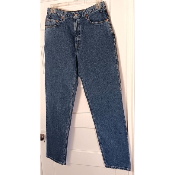 Vtg Levis 550 Jeans Men 36x33 Blue Denim Relaxed Tapered 90s Y2K NEW DEADSTOCK - Picture 4 of 8